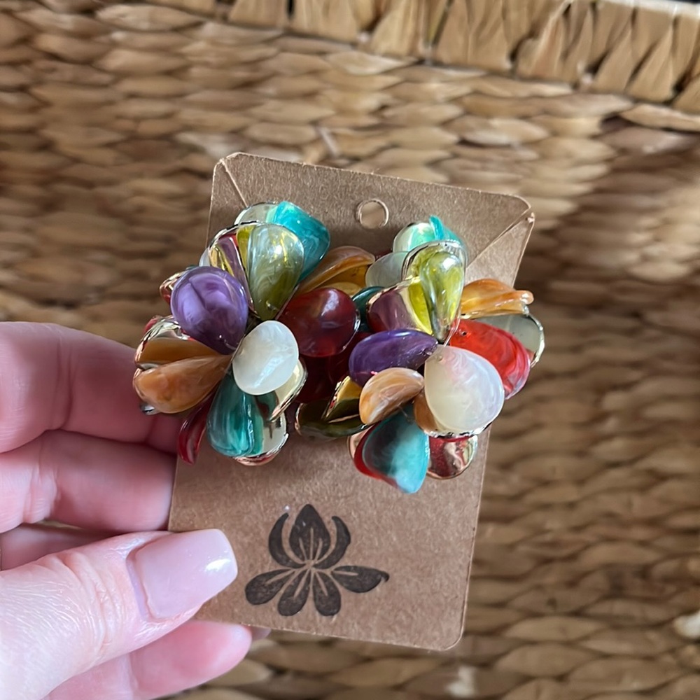 Colorful Bold Acrylic Earrings